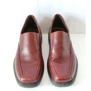 ECCO 9 Brown Leather Casual Slip On Loafers
